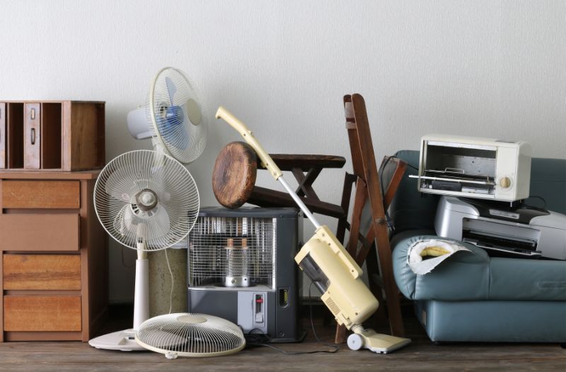 old things and appliances at home